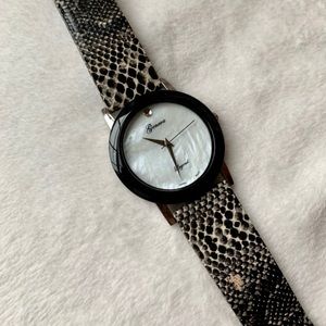 Geneva Snakeskin Watch